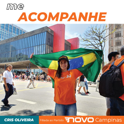 Cris Oliveira Campinas Partido NOVO